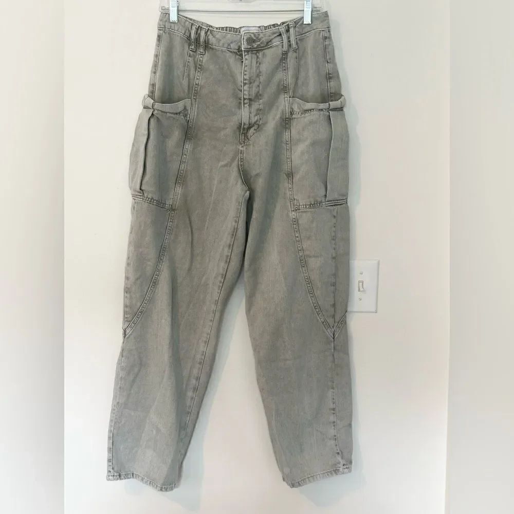 URBAN OUTFITTERS, WOMEN'S BAGGY, SKATER CARGO Pants/Jeans L